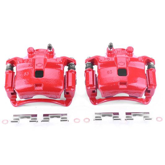 Power Stop 00-06 Nissan Sentra Front Red Calipers w/Brackets - Pair