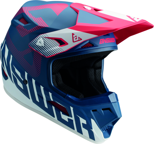 Answer AR1 V2 Bold Helmet Red/White/Blue Youth - Medium