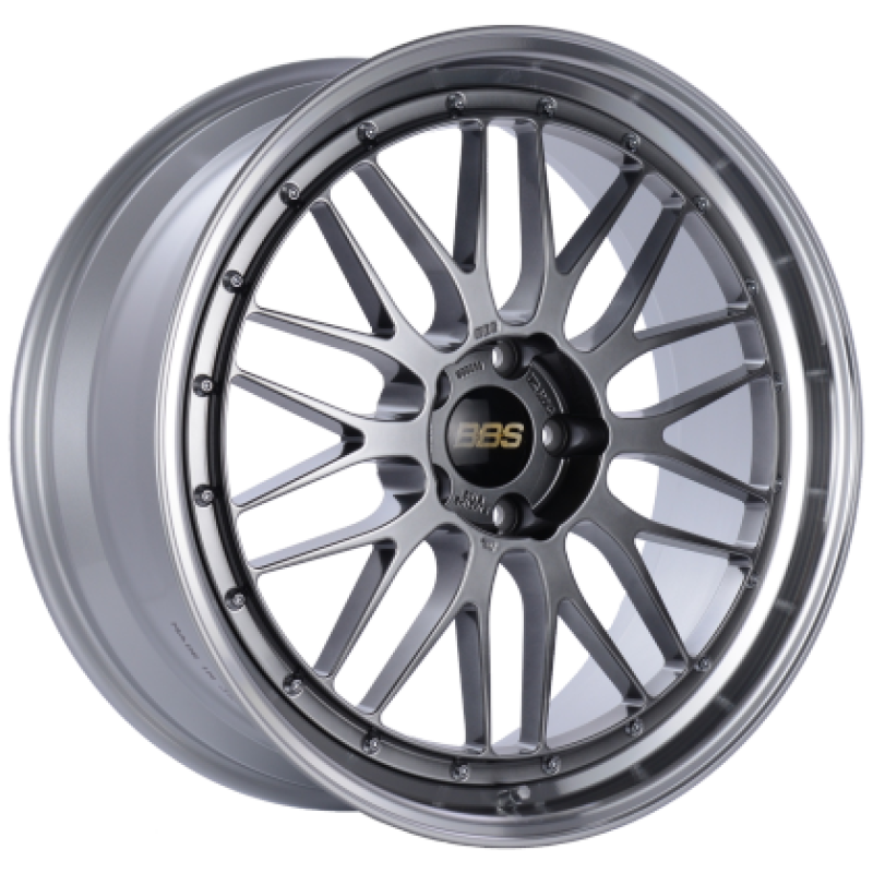 BBS LM 20x10 5x112 ET22 Diamond Black Center / Diamond Cut Lip Wheel PFS/Clip Required - Precision R