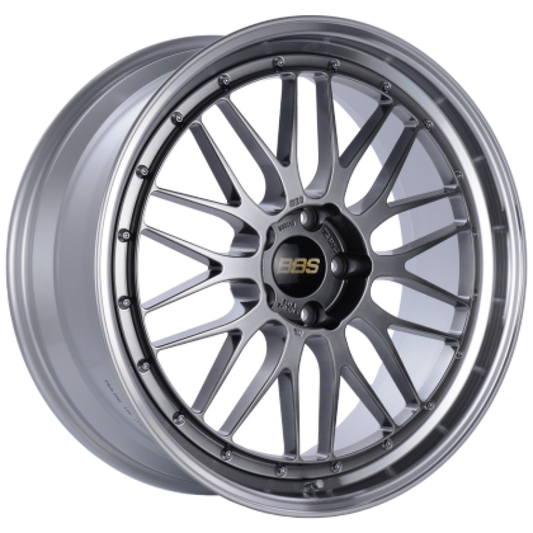 BBS LM 20x10 5x112 ET22 Diamond Black Center / Diamond Cut Lip Wheel PFS/Clip Required - Precision R