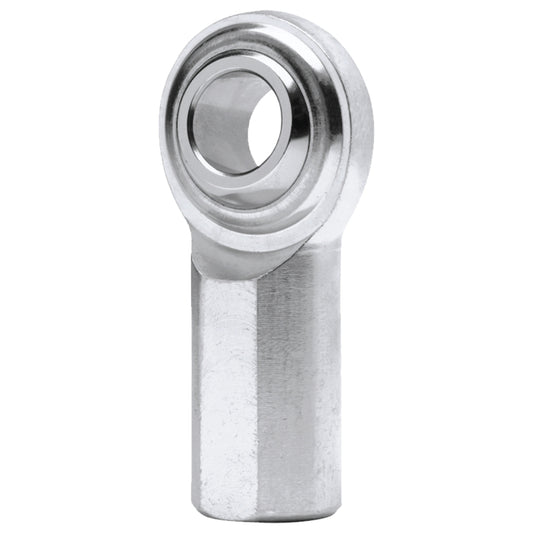 QA1 G Series 2-Pc Rod End - Female/Left Hand - 12mm Bore x M12x1.75 - Stainless Steel w/PTFE