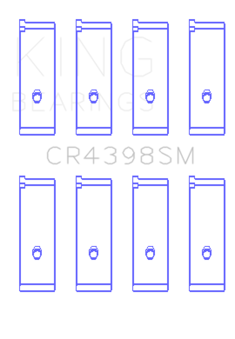 King Honda L13A4/L15A Connecting Rod Bearing Set