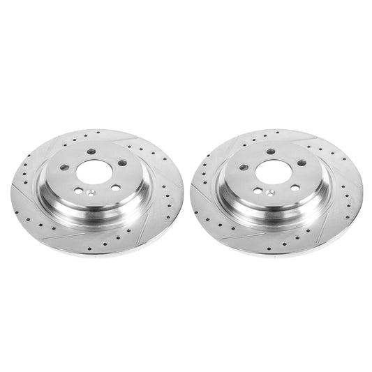 Power Stop 00-03 Mercedes-Benz ML55 AMG Rear Evolution Drilled & Slotted Rotors - Pair