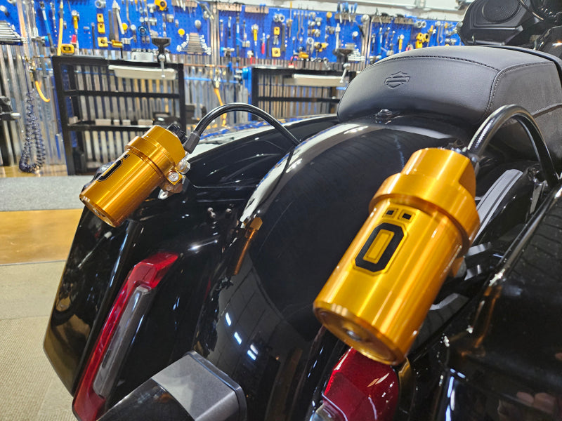 Ohlins 14-26  Harley FL Touring STX 36 Twin Blackline 13inShocks - Heavy Duty Springs