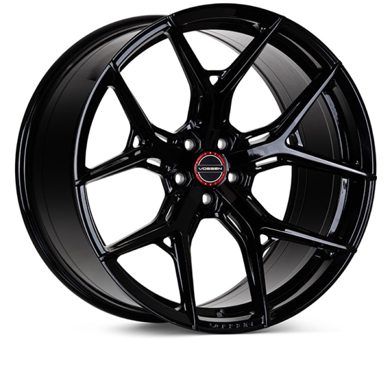 Vossen HF-5 20x10.5 / 5x112 / ET45 / Deep Face / 66.5 - Gloss Black Wheel