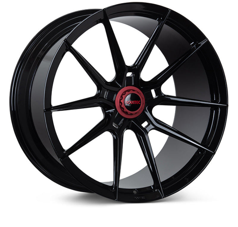 Vossen x Novitec NF10 21x9in - 5x114.3 BP - ET35 - Gloss Black Ferrari 488 / F8 Front Wheel