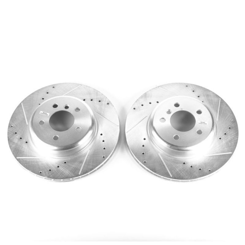 Power Stop 10-17 BMW 535i GT Rear Evolution Drilled & Slotted Rotors - Pair