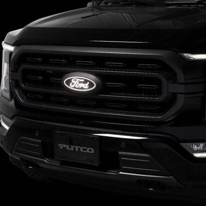 Putco 18-20 Ford F-150 Front Luminix Ford LED Emblem - w/ Camera CutOut