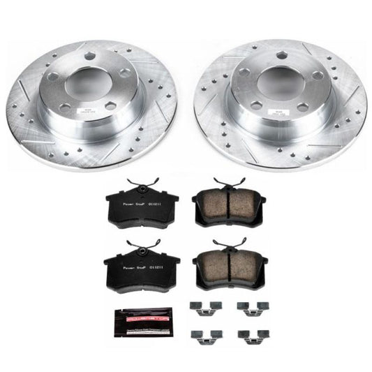 Power Stop 98-04 Audi A6 Quattro Rear Z23 Evolution Sport Brake Kit