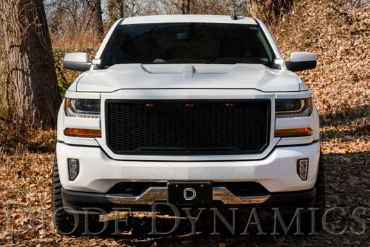 Diode Dynamics 14-19 Silverado/Sierra SSC2 LED Ditch Light Kit - Pro White Combo