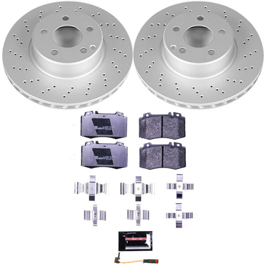 Power Stop 03-06 Mercedes-Benz CL500 Front Euro-Stop Brake Kit