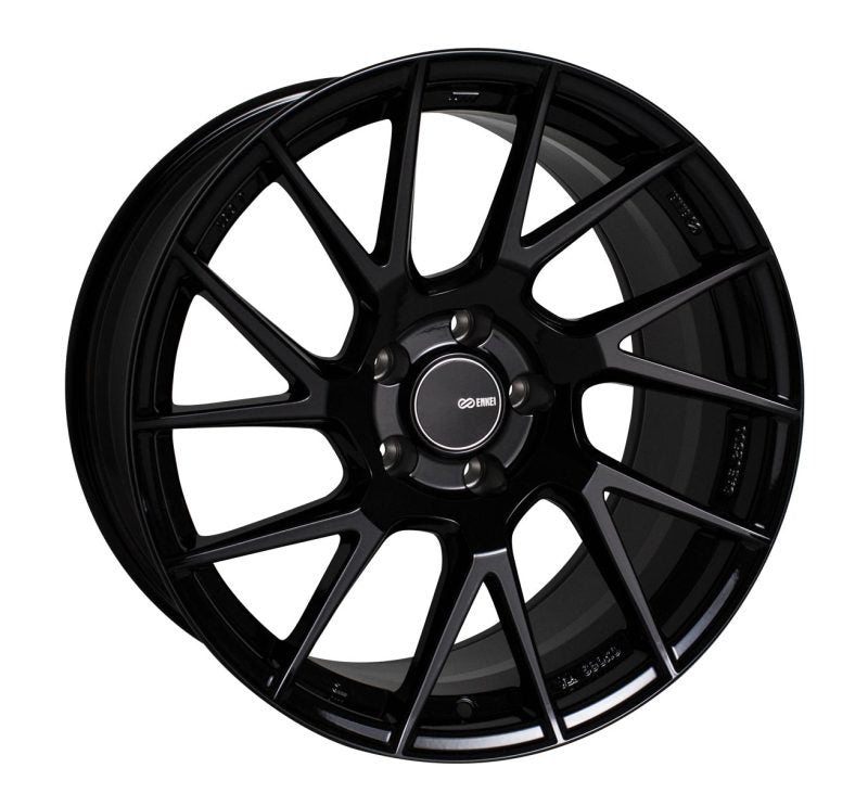 Enkei TM7 18x8.0 5x114.3 45mm Offset 72.60 Bore Gloss Black Wheel