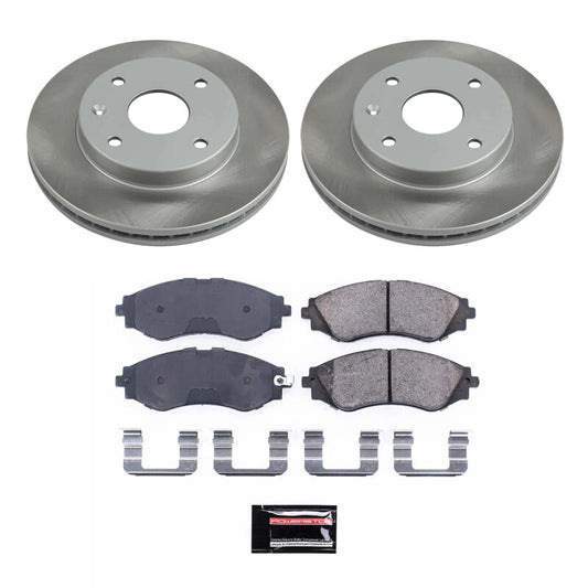 Power Stop 05-08 Suzuki Reno Front Semi-Coated Rotor Kit