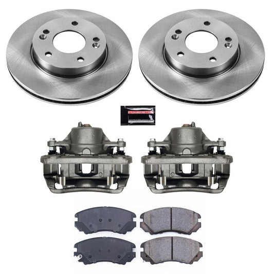 Power Stop 10-11 Kia Soul Front Autospecialty Brake Kit w/Calipers