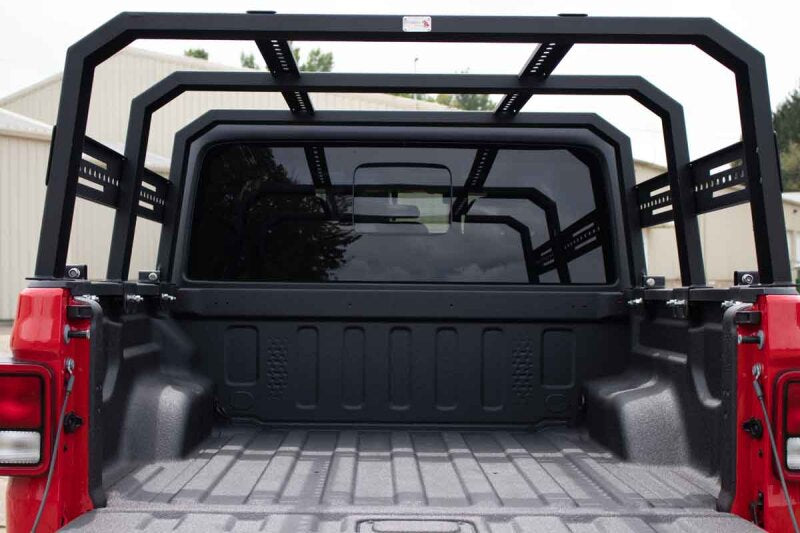 Fishbone Offroad 20+ Jeep Gladiator Bed Rack Full Tackle Rack - Black Powdercoat