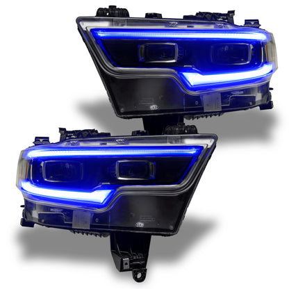 Oracle 19-21 RAM 1500 Projector LED Headlight DRL Kit - ColorSHIFT RGBW+A w/o Cntrl SEE WARRANTY