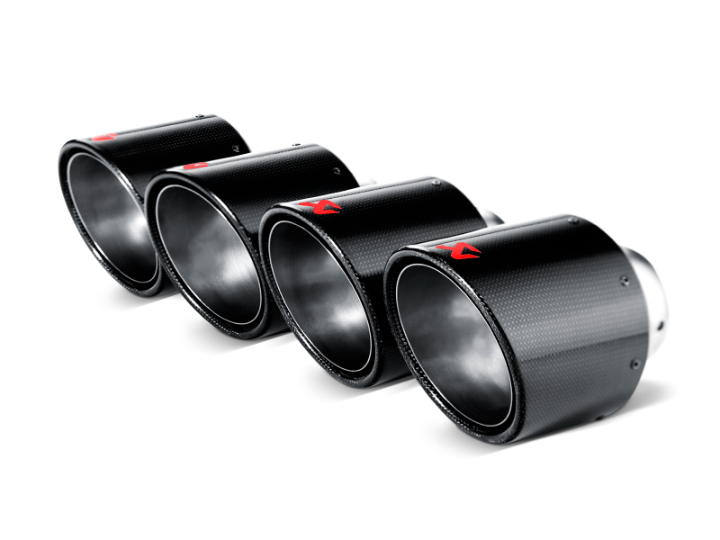 Akrapovic 06-13 Chevrolet Corvette ZO6/ZR1 (C6) Tail Pipe Set (Carbon 115 mm)