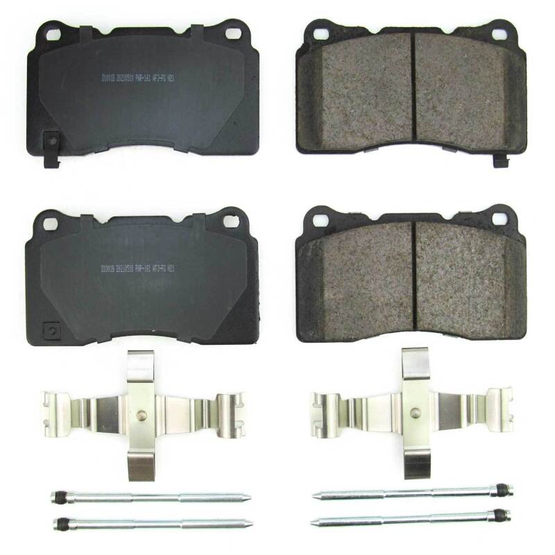 Power Stop 17-21 Honda Civic Front Z17 Evo Ceramic Brake Pads w/Hardware