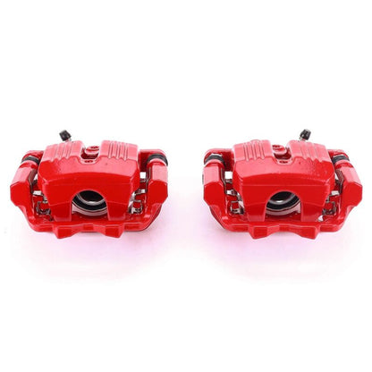 Power Stop 05-12 Acura RL Rear Red Calipers w/Brackets - Pair