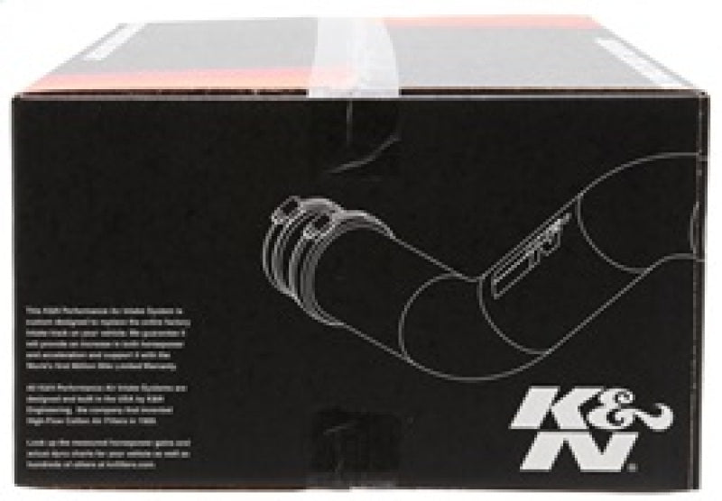 K&N 01-05 BMW M3 E46 Wrinkle Black Typhoon Short Ram Intake