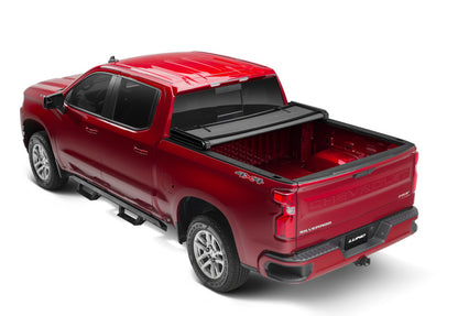 Lund 07-13 Chevy Silverado 1500 (6.5ft. Bed) Genesis Elite Tri-Fold Tonneau Cover - Black