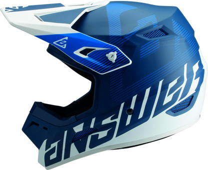 Answer AR1 V2 Bold Helmet Blue/White Youth - Small