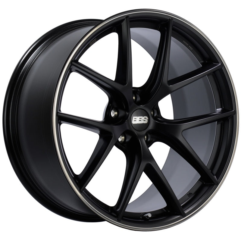 BBS CI-R 20x11.5 5x120 ET52 Satin Black Rim Protector Wheel -82mm PFS/Clip Required - Precision R