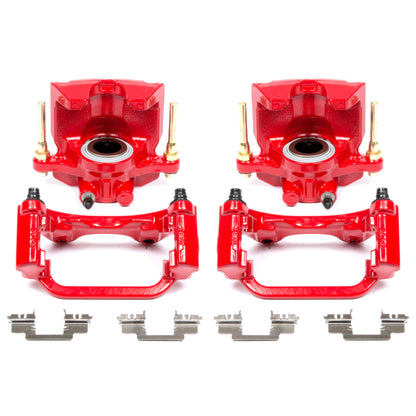 Power Stop 07-16 Cadillac Escalade Rear Red Calipers w/Brackets - Pair