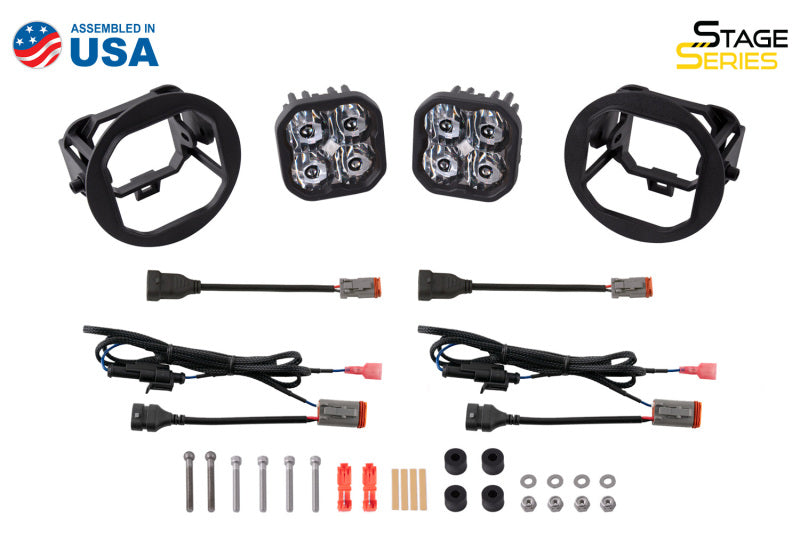 Diode Dynamics SS3 Max Type FT Kit ABL - Yellow SAE Fog