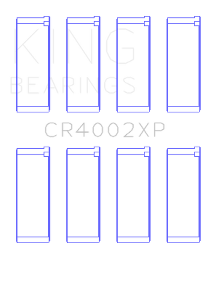 King Mazda B6/B6-T/ZM/B3/B5 (Size +0.5mm) Connecting Rod Bearing Set (Set of 4)