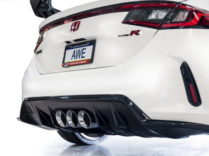 AWE Tuning 2023 Honda Civic Type R FL5 Track Edition Exhaust w/ Triple Chrome Silver Tips