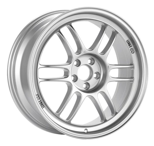 Enkei RPF1 15x7 4x100 35mm Offset 73mm Bore Silver Wheel  Miata 4-Lug / 02-06 Mini