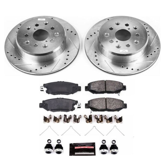 Power Stop 93-97 Lexus GS300 Rear Z23 Evolution Sport Brake Kit