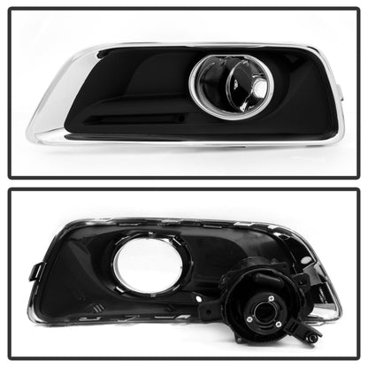 Spyder Chevy Malibu 2012-2015 OEM Fog Light W/Universal Switch- Clear FL-CMA2012-C