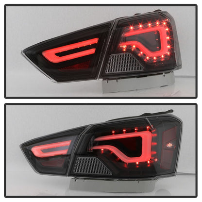 xTune 14-18 Chevy Impala (Excl 14-16 Limited) LED Tail Lights - Black Smoke (ALT-JH-CIM14-LBLED-BSM)