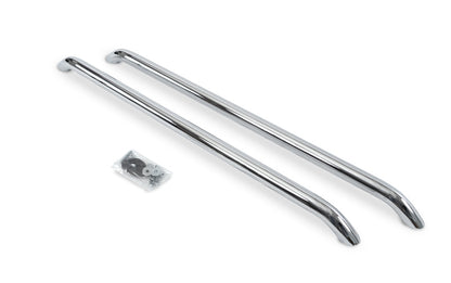 Go Rhino Bed Rails - 47 1/2in Long - w/o Base Plates - Chrome