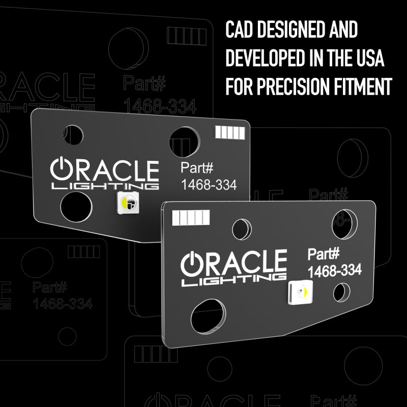 Oracle 2021 Ford Bronco DRL Upgrade w/ Halo Kit - ColorSHIFT w/ Simple Controller SEE WARRANTY