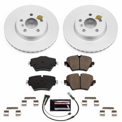 Power Stop 2019 Mini Cooper Clubman Front Z23 Evolution Sport Coated Brake Kit