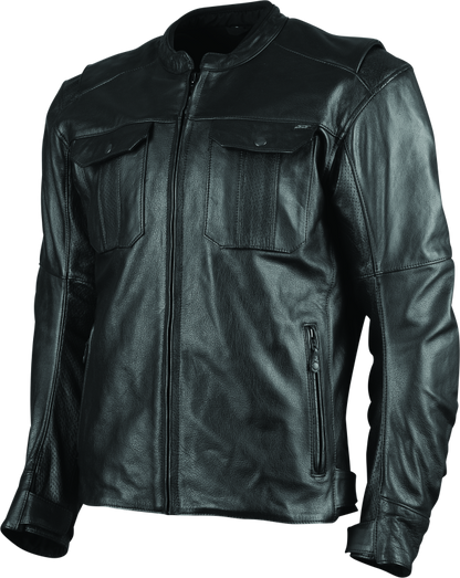 Speed and Strength Band of Brothers Leather Jacket Black - Small