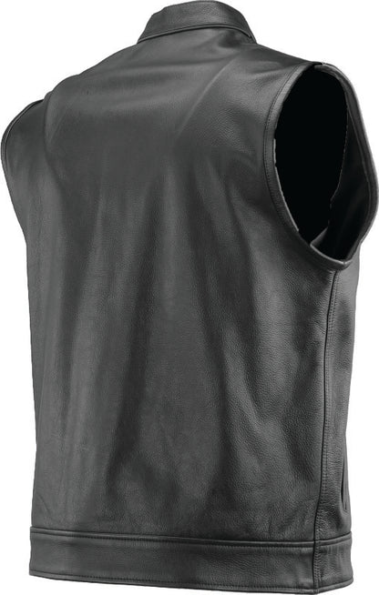 Kuryakyn Leather By River Road Vandal Club Vest Black - Small