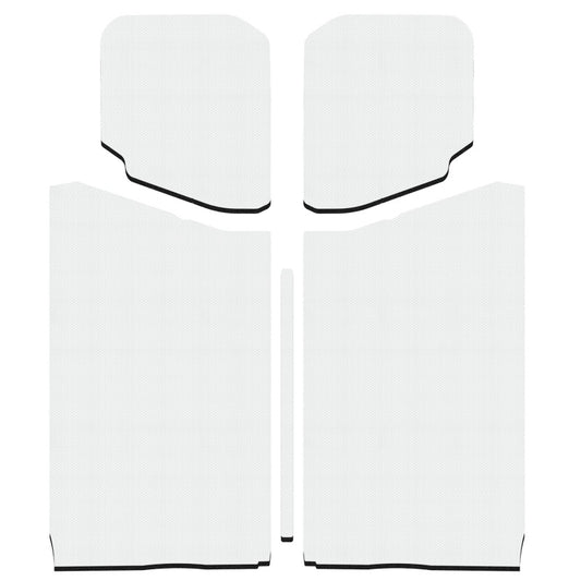 DEI 18-23 Jeep Wrangler JL 2-Door Boom Mat Headliner - 5 Piece - White