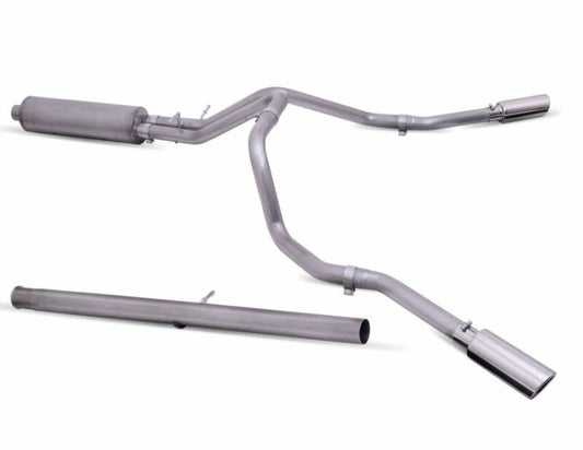 Gibson 19-23 Silverado/GMC Sierra 1500 5.3L Crew Cab Cat-Back Dual Sport Exhaust