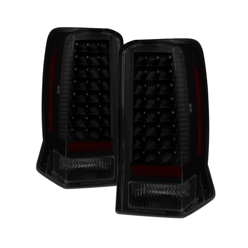 Xtune Cadillac Escalade 02-06 LED Tail Light Black Smoked ALT-JH-CE02-LED-BSM