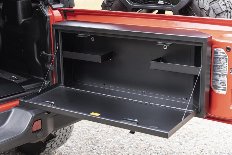 Tuffy Tailgate Lockbox W/ Keyed Lock For Jeep Wrangler