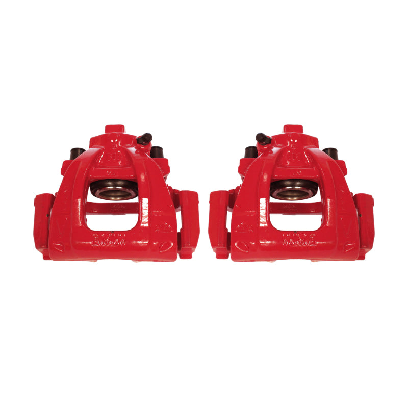 Power Stop 02-06 Mini Cooper Front Red Calipers w/Brackets - Pair