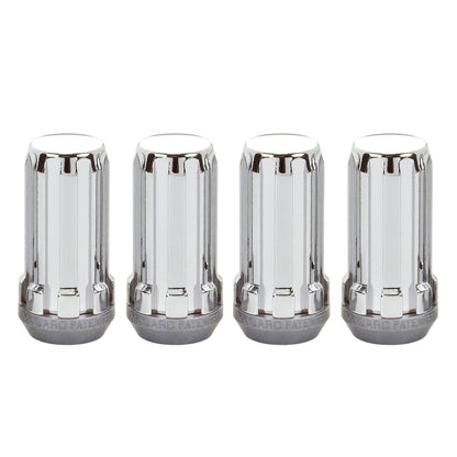 McGard SplineDrive Lug Nut (Cone Seat) M14X1.5 / 1.935in. Length (4-Pack) - Chrome (Req. Tool)