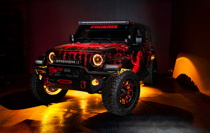 Oracle Jeep Wrangler JK/JL/JT High Performance W LED Fog Lights - ColorSHIFT - Dynamic SEE WARRANTY