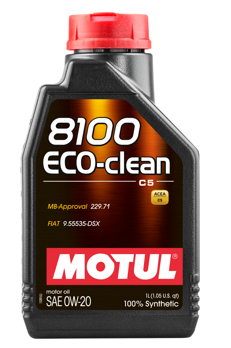 Motul 1L Synthetic Engine Oil 8100 Eco-Clean 0W20