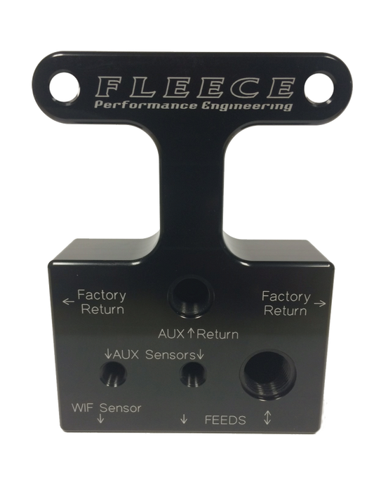 Fleece Performance 07.5-09 Dodge 6.7L Cummins 3rd Gen Fuel Distribution Block