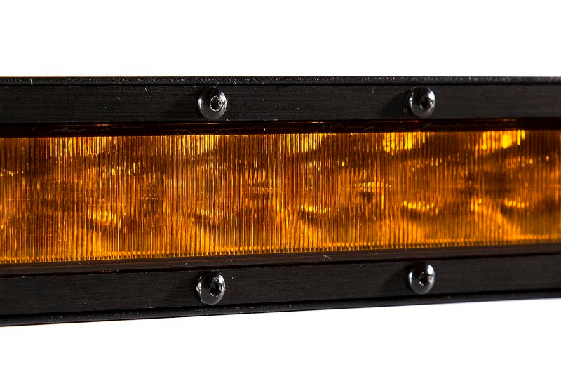 Diode Dynamics 18 In LED Light Bar Single Row Straight - Amber Combo Each Stage Series